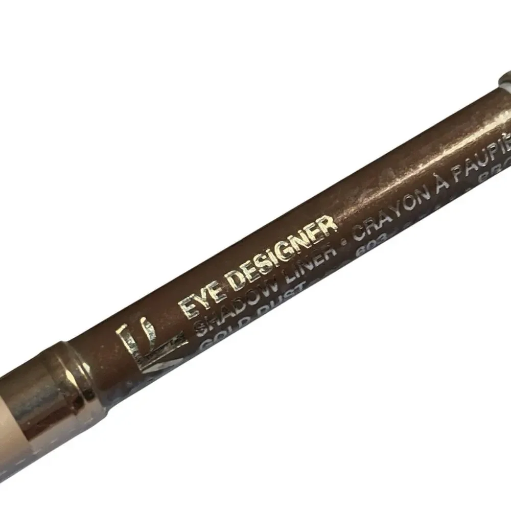 Max Factor EYE DESIGNER Eye Shadow Liner Pencil Dual Ended 603 Gold Dust/ Bronze